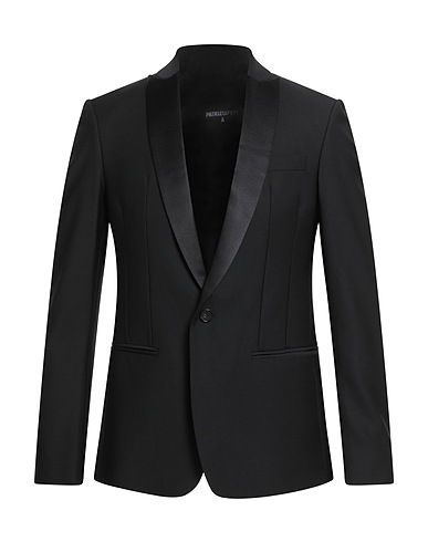 PATRIZIA PEPE Blazer Black 53% Polyester, 43% Virgin Wool, 4% Elastane