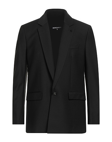 PATRIZIA PEPE Blazer Nero 53% Poliestere, 43% Lana Vergine, 4% Elastan