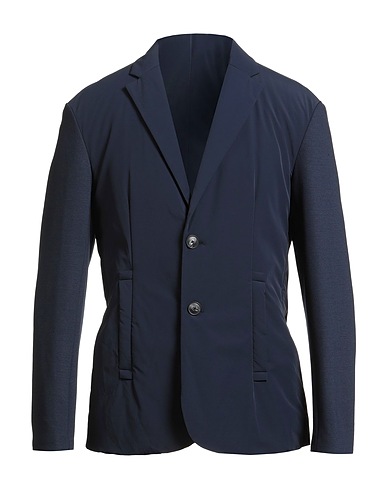 EMPORIO ARMANI Blazer Navy blue 76% Polyester, 21% Wool, 3% Elastane, Polyamide