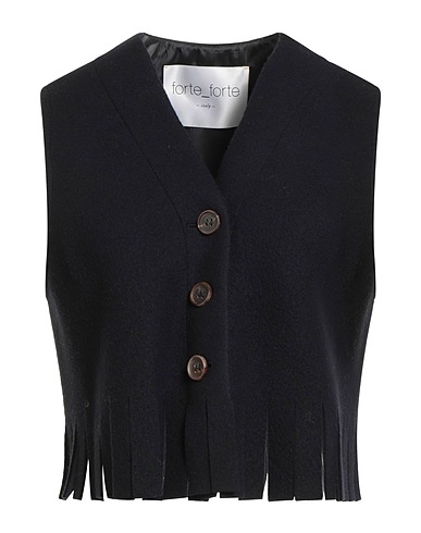 FORTE_FORTE Gilet Midnight blue 80% Wool, 20% Polyamide