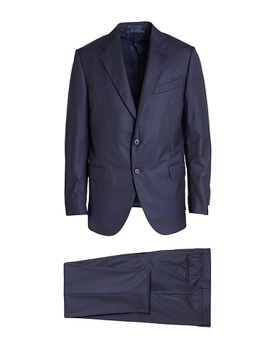CARUSO Suits Midnight blue 100% Wool