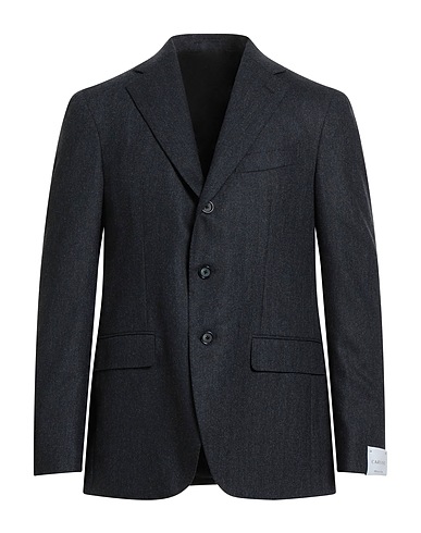 CARUSO Blazer Charcoal 88% Wool, 12% Cashmere