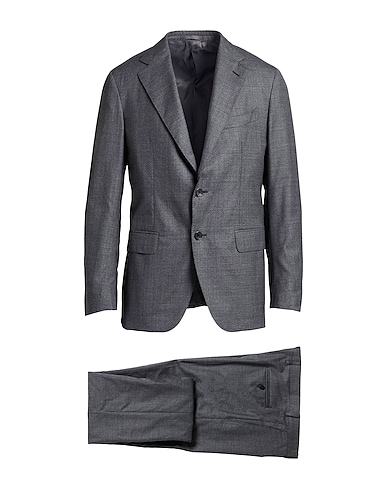 CARUSO Suits Grey 100% Super 130s Wool