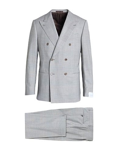 CARUSO Suits Black 100% Wool