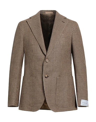 CARUSO Blazer Beige 80% Linen, 20% Cotton
