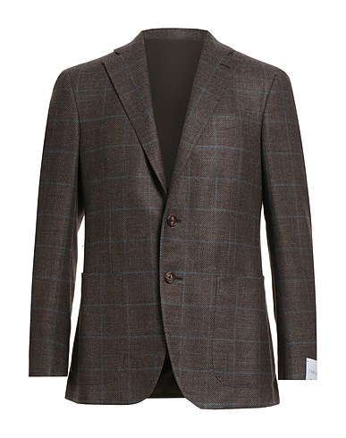 CARUSO Blazer Khaki 53% Wool, 44% Silk, 3% Cashmere