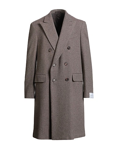 CARUSO Coat Grey 95% Wool, 5% Cashmere