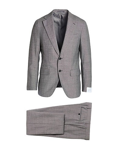 CARUSO Suits Grey 100% Wool