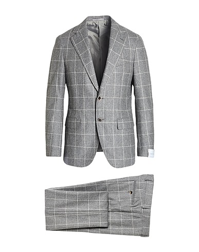 CARUSO Suits Grey 100% Wool