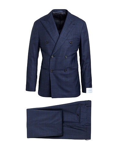 CARUSO Suits Midnight blue 100% Super 170s Wool
