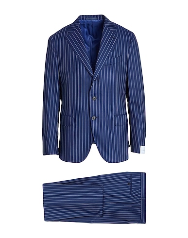CARUSO Suits Blue 100% Wool
