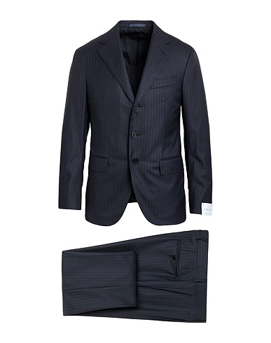 CARUSO Suits Black 100% Super 180s Wool