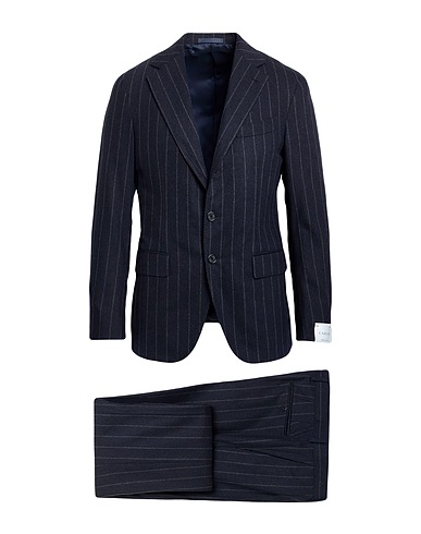 CARUSO Suits Midnight blue 95% Wool, 5% Cashmere