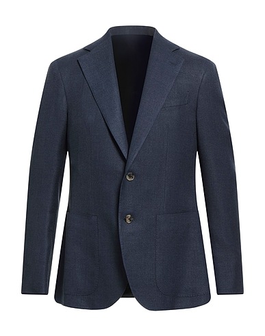 CARUSO Blazer Midnight blue 67% Wool, 20% Silk, 13% Linen