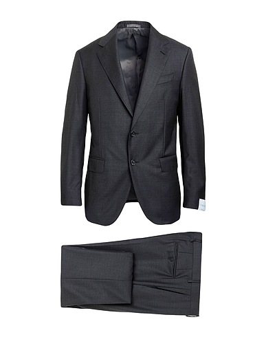 CARUSO Suits Charcoal 100% Wool