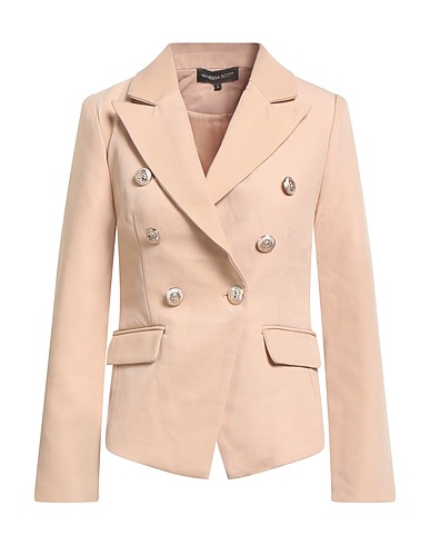 VANESSA SCOTT Blazer Beige 95% Polyester, 5% Elastane