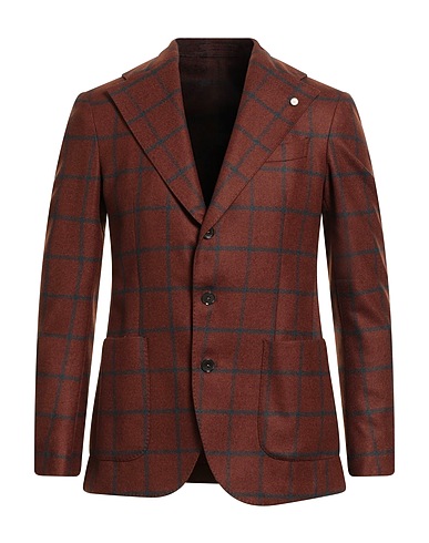 LUIGI BIANCHI Mantova Blazer Brown 100% Wool