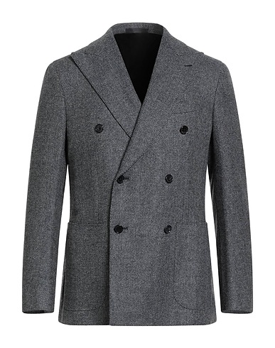 CARUSO Blazer Black 95% Wool, 5% Silk