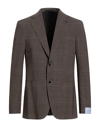 CARUSO Blazer Brown 50% Mohair wool, 50% Wool