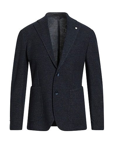 L.B.M. 1911 Blazer Midnight blue 75% Cotton, 25% Linen