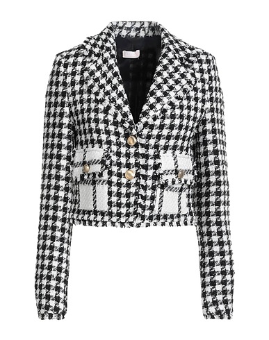 LIU •JO Blazer Black 40% Polyester, 40% Cotton, 15% Acrylic, 5% Other Fibres