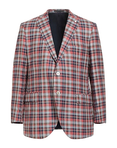 LUIGI BIANCHI Mantova Blazer 38% Wool, 31% Silk, 31% Linen