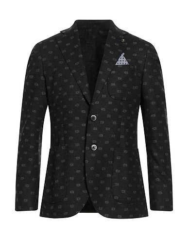 L'8 BY LUBIAM Blazer Black 78% Wool, 22% Polyamide