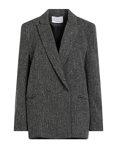 KAOS Blazer Black 74% Polyester, 23% Viscose, 3% Elastane