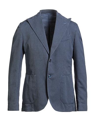 GARDO BOSMAN Blazer Blue 70% Cotton, 25% Linen, 5% Mohair wool