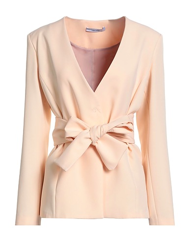 LANACAPRINA Giacca Albicocca 90% Poliestere, 10% Elastan, Piume