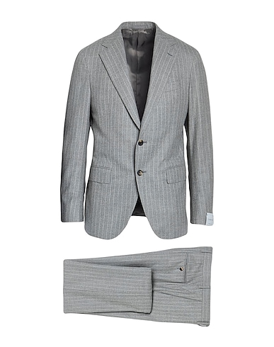 CARUSO Suits Light grey 58% Cupro, 42% Viscose