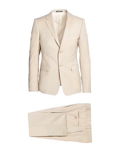 EMPORIO ARMANI Suits DAVID LINE Beige 77% Virgin Wool, 23% Silk