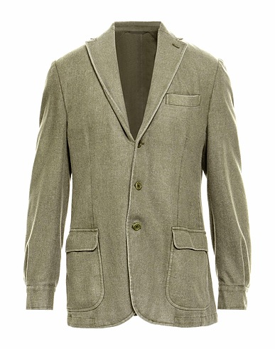 ALAIN FRACASSÍ Blazer Verde salvia 80% Lana Vergine, 20% Poliestere