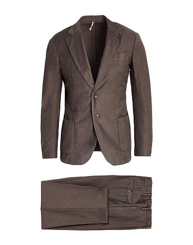 SANTANIELLO Suits Taupe 100% Wool