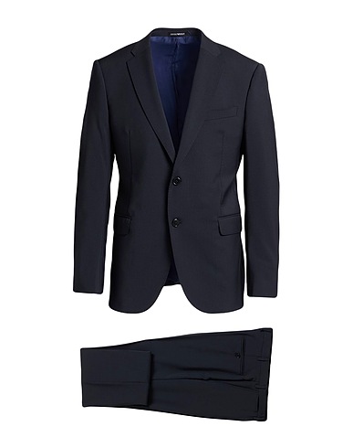 EMPORIO ARMANI Suits M LINE Midnight blue 100% Virgin Wool