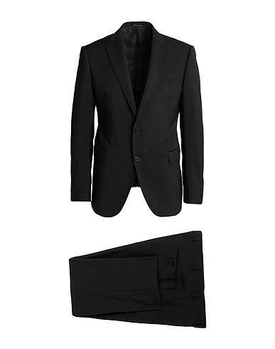 EMPORIO ARMANI Suits M LINE Black 100% Virgin Wool