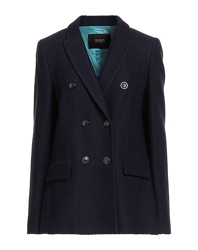 SEVENTY VENEZIA Blazer Midnight blue 50% Virgin Wool, 50% Acrylic