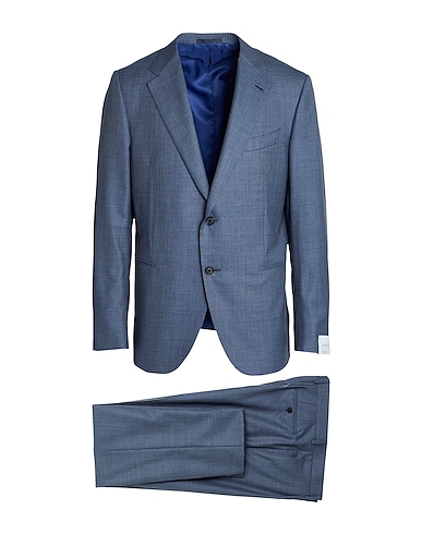 CARUSO Suits Light blue 100% Wool