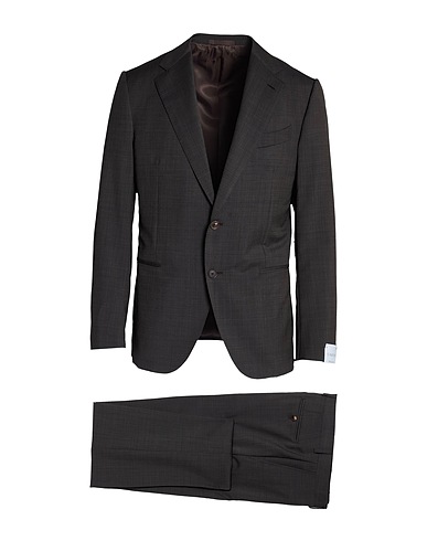 CARUSO Suits Chocolate brown 84% Wool, 16% Mohair wool