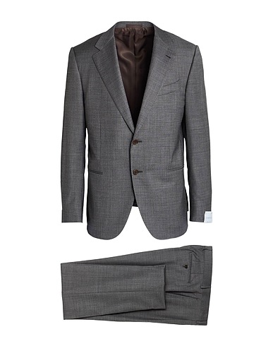 CARUSO Suits Grey 100% Wool