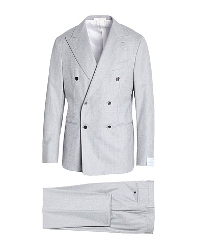 CARUSO Suits Light grey 100% Wool