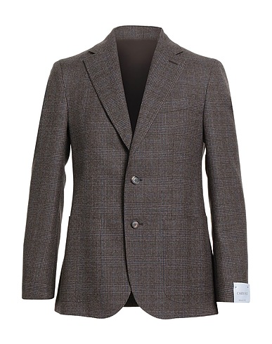 CARUSO Blazer Dark brown 100% Wool
