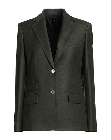 THEORY Blazer Military green 100% Virgin Wool
