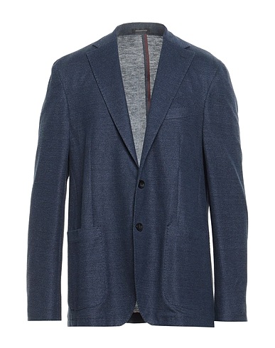 SARTORIA LATORRE Blazer Navy blue 59% Linen, 41% Cotton