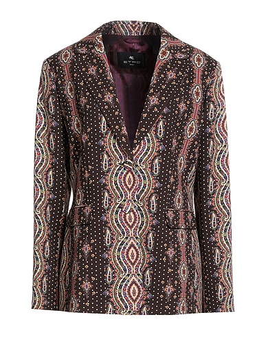 ETRO Blazer Brown 99% Virgin Wool, 1% Elastane