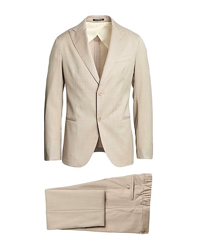 EMPORIO ARMANI Suits BEIGE 99% Virgin Wool, 1% Elastane