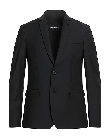 PATRIZIA PEPE Blazer Black 63% Polyester, 35% Viscose, 2% Elastane