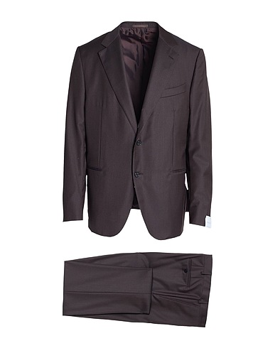 CARUSO Suits Chocolate brown 100% Wool