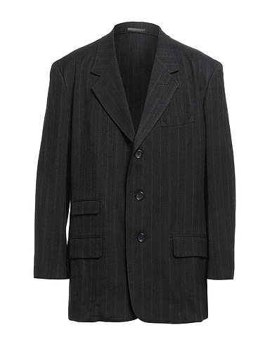 YOHJI YAMAMOTO Blazer Black 99% Rayon, 1% Polyester