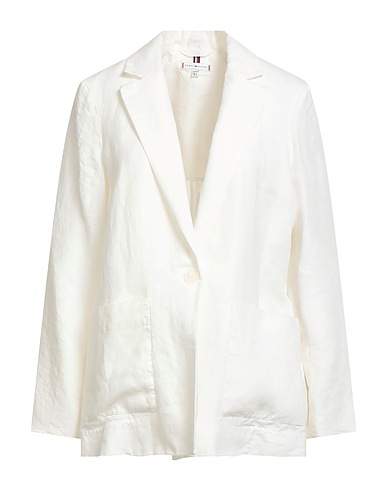 TOMMY HILFIGER Jackett Weiß 100% Leinen